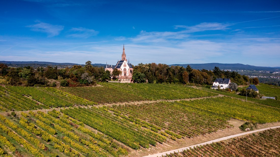 Binger Kirchberg with St. Rupert's monastery