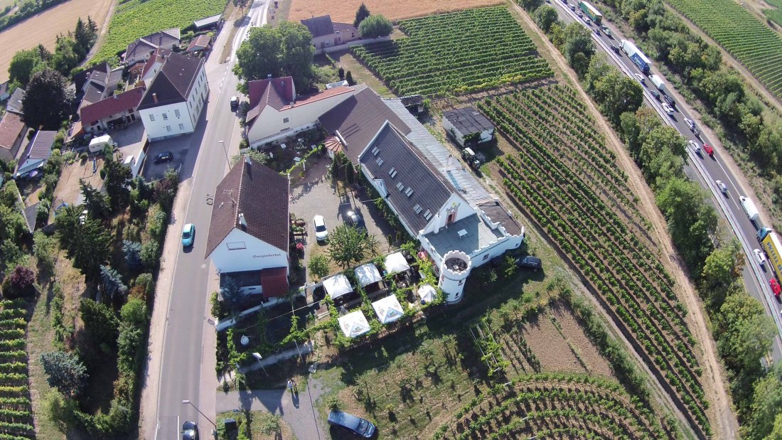 aerial view Burgunderhof, © Burgunderhof Mergel