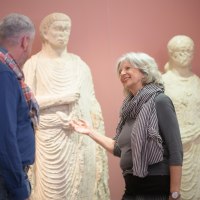 Führung im Museum - römische Figuren © Angelika Stehle/Stadt Ingelheim