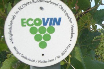 Ecovin schild, © Weingut Goldschmidt