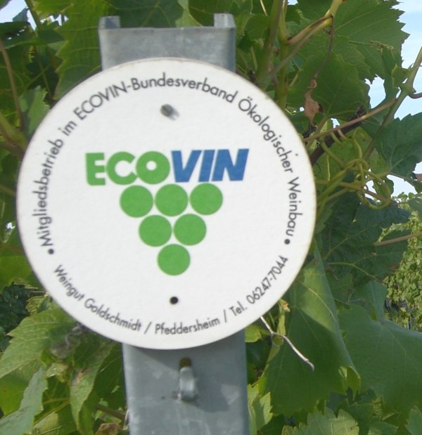 Ecovinschild, © Weingut Goldschmidt