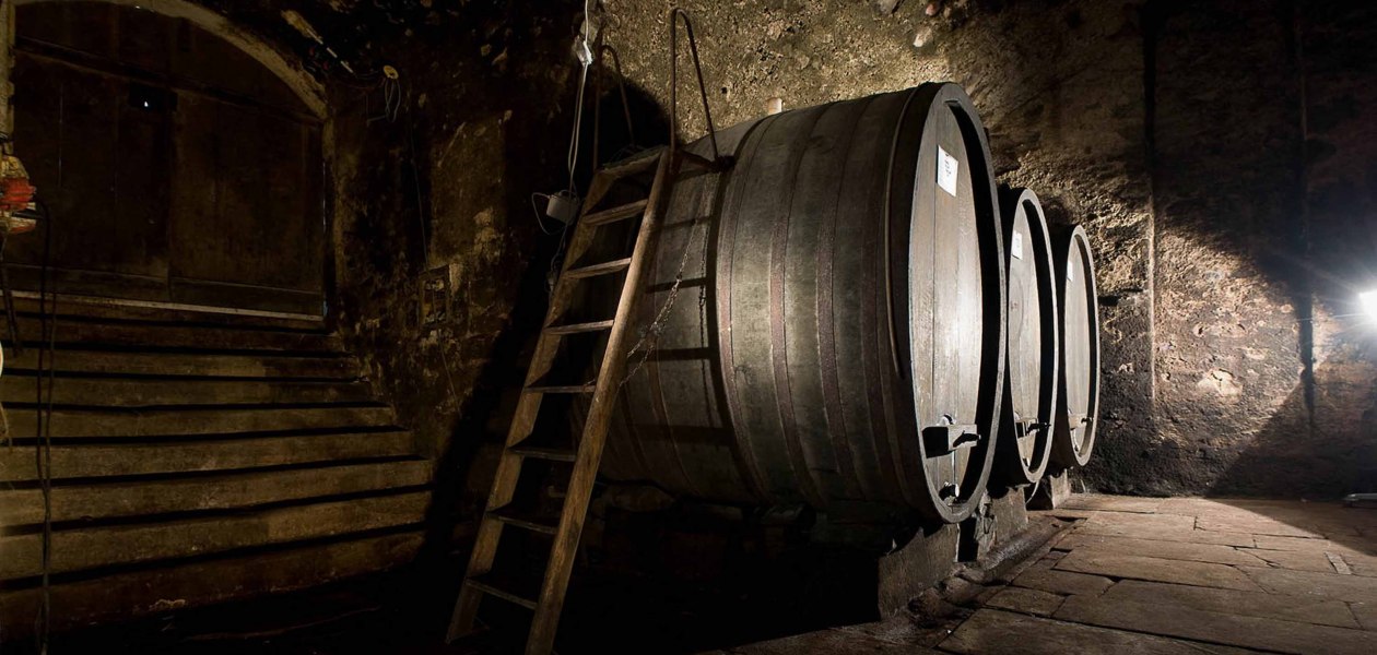 cellar-with-old-holzfasser1, © Weingut Heiligenblut