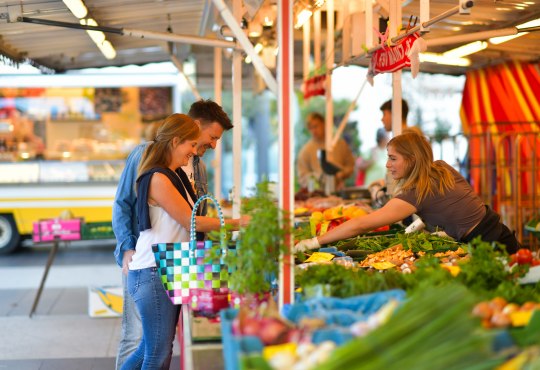 Wochenmarkt, © Angelika Stehle/Stadt Ingelheim