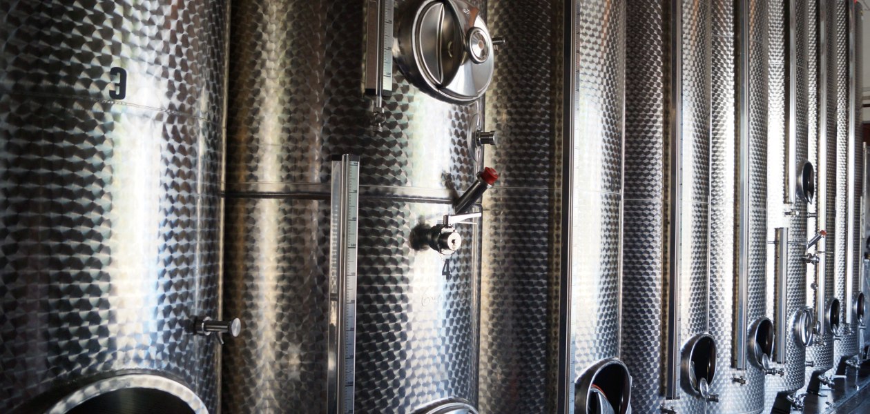 Weingut Christ_Edelstahltank, © Weingut Christ